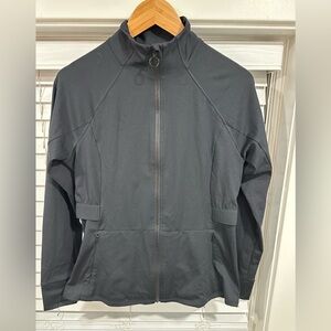 Fabletics Women’s Black Zip-Up Athletic Jacket